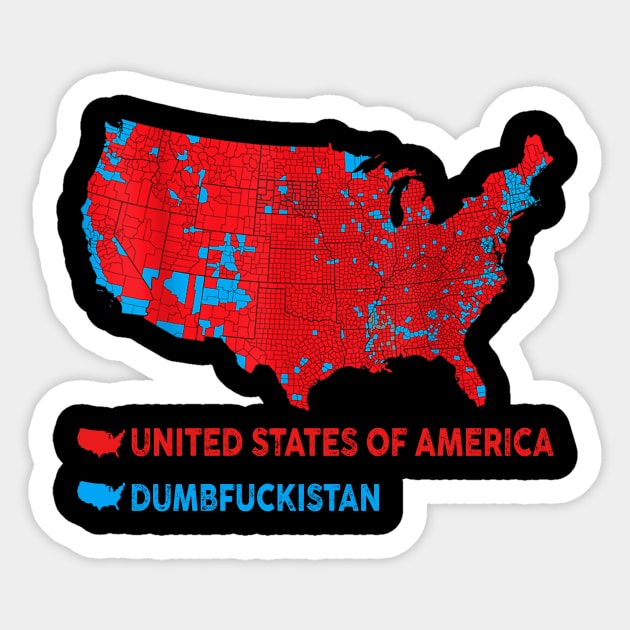 Election Map United States Of America Dumbfuckistan 2024 Election Map 68660008 0